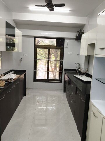 Kitchen in 3 BHK Apartment at Vile Parle West – for Rent