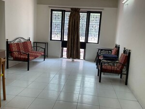 Living Room in 3 BHK Apartment at Ganga Hamlet, Viman Nagar – for Rent