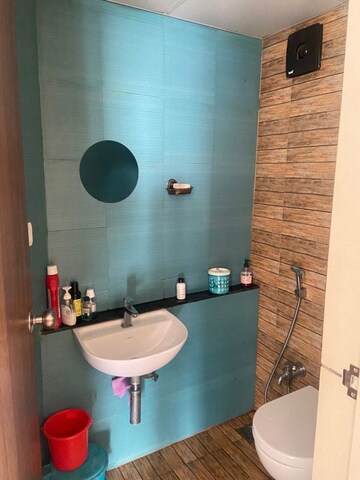 Bathroom in 1 BHK Apartment at Lodha Quality Home Tower 2, Majiwada – for Rent