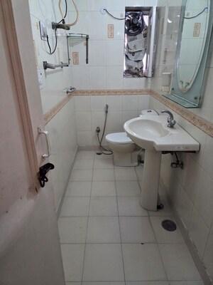 Bathroom in 1 RK Builder Floor at Saket – for Rent
