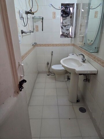 Bathroom in 1 RK Builder Floor at Saket – for Rent