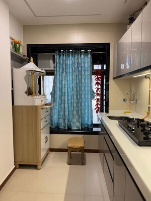 Living Room in 1 BHK Apartment at Navkar Panchavati Greens, Marol – for Rent