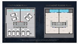 Floor Plan in 3 BHK Builder Floor at Sohna Sector 2 – for Sale
