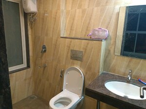 Bathroom in 2 BHK Apartment at Lodha Amara, Kolshet Road – for Rent