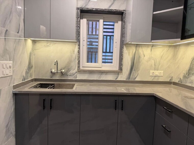 Kitchen, dwarka 3 Bedroom 1600 Sq.Ft. Apartment In Dwarka Delhi 10082359