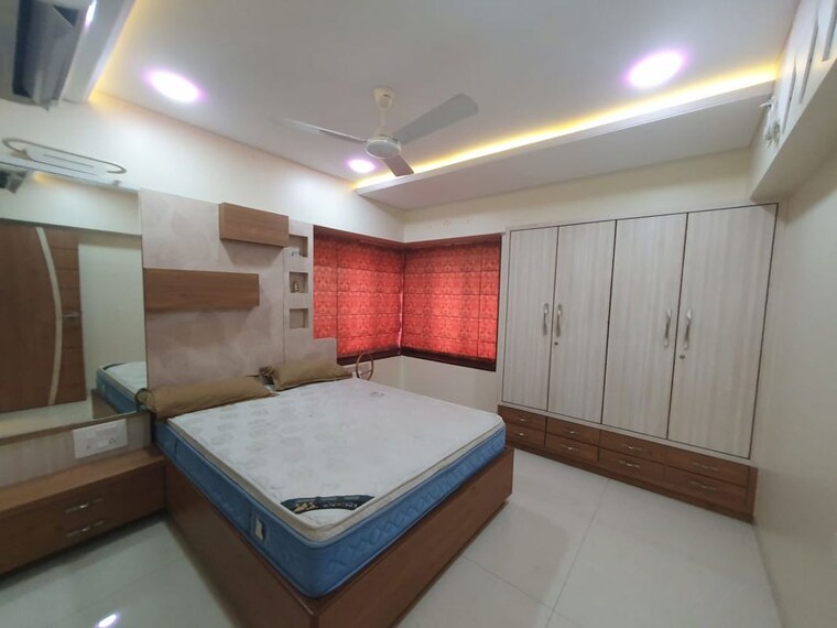 Bedroom, siddhesh-optimus 3 Bedroom 1550 Sq.Ft. Apartment In Viman Nagar Pune 10106756