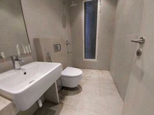 Bathroom in 3 BHK Apartment at Indiabulls Sky Forest, Lower Parel – for Rent