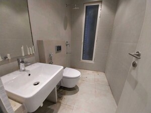 Bathroom in 3 BHK Apartment at Indiabulls Sky Forest, Lower Parel – for Rent