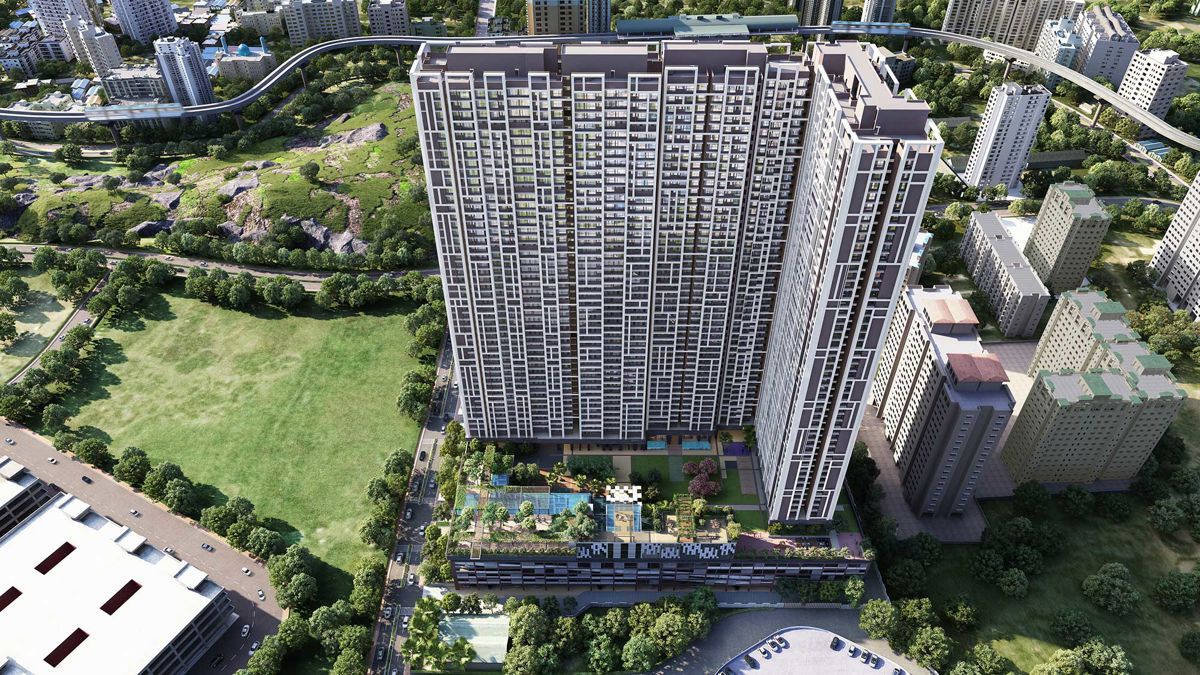 1 BHK + Servant Room Apartment For Sale in Dosti Group Acres