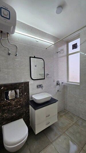 Bathroom in 3 BHK Apartment at Sector 45 – for Rent
