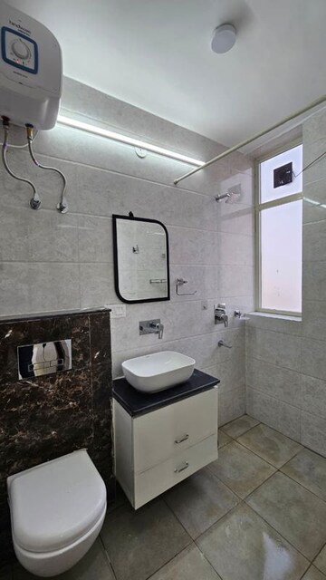 Bathroom in 3 BHK Apartment at Sector 45 – for Rent