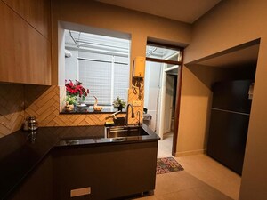 Kitchen in 3 BHK Apartment at Adarsh Palace, Jp Nagar – for Rent