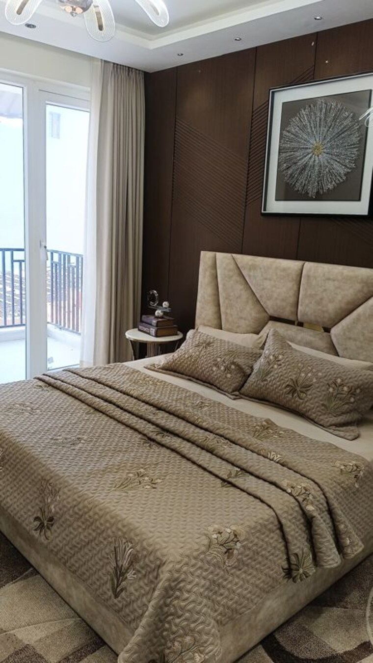 Bedroom, the-suman-marvelous 3 Bedroom 1745 Sq.Ft. Apartment In Ramgarh Bhudda Zirakpur 10107061