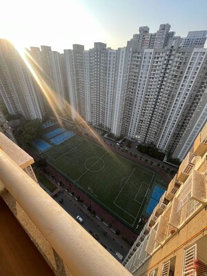 Balcony in 2 BHK Apartment at Lodha Amara, Kolshet Road – for Rent