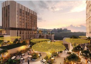  Shop – Exterior View View at Trehan Iris Broadway Greno West, Roza Yakubpur - for Sale