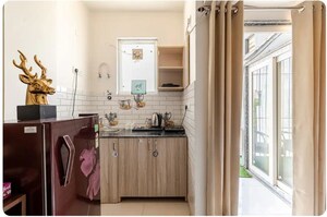 Kitchen in 1 RK Builder Floor at Greenwood City, Sector 40 – for Rent