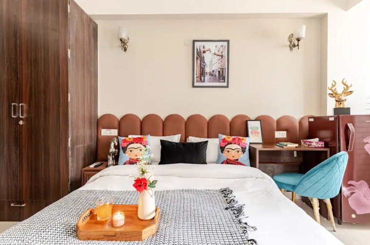 Bedroom, greenwood-city 1 RK 250 Sq.Ft. Builder Floor In Sector 40 Gurgaon 10107151