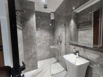 Bathroom in 3 BHK Apartment at Raheja Empress, Prabhadevi – for Rent