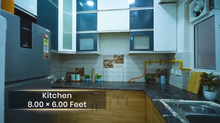 Kitchen, gaur-14th-avenue-high-street 2 Bedroom 955 Sq.Ft. Apartment In Sector 16c Greater Noida Greater Noida 10107315