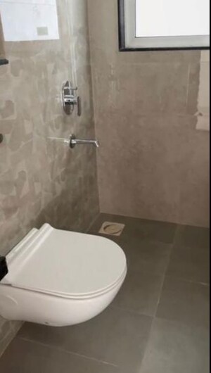 Bathroom in 2 BHK Apartment at Ashar Axis, Majiwada – for Rent