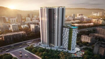 2 BHK Apartment – Exterior View View at Ashar Axis, Majiwada - for Rent