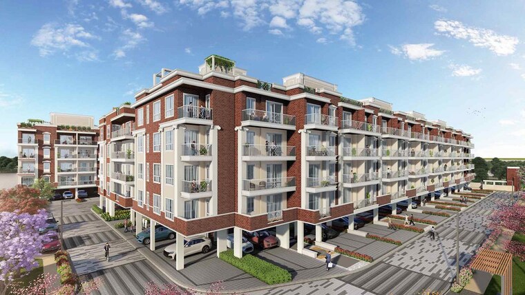 Exterior View, sector 63 4 Bedroom 300 Sq.Yd. Builder Floor In Sector 63 Gurgaon 10035488