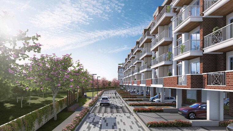 Exterior View, sector 63 4 Bedroom 300 Sq.Yd. Builder Floor In Sector 63 Gurgaon 10035488