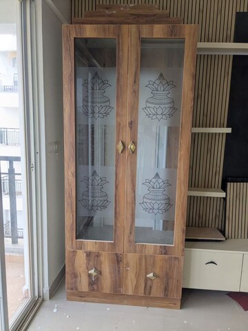 Kitchen in 3 BHK Apartment at Mittal Palms, Jakkuru – for Rent