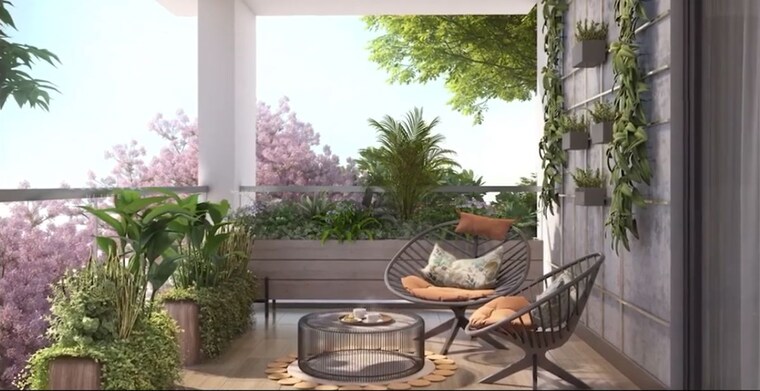 Balcony, aurobindo-sansa-county 3 Bedroom 2500 Sq.Ft. Villa In Peeranchuruvu Hyderabad 10107470