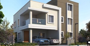 3 BHK Villa – Exterior View View at Aurobindo Sansa County, Peeranchuruvu - for Sale