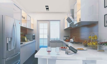 Kitchen in 3 BHK Apartment at Microtek Greenburg, Sector 86 – for Sale