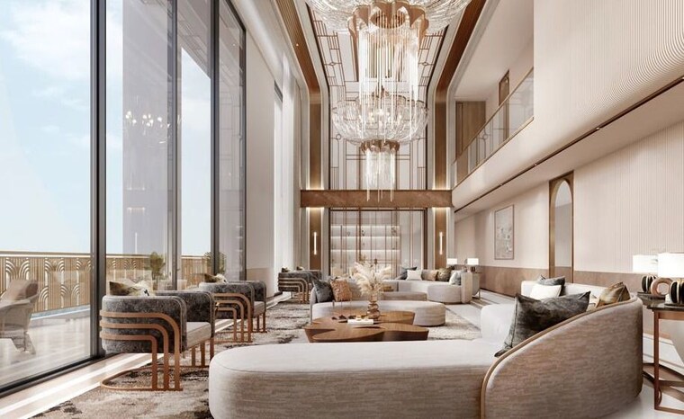 Living Room, lodha-golf-view 4 Bedroom 4455 Sq.Ft. Apartment In Dombivli East Thane 10107345