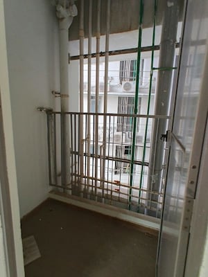 Balcony in 3 BHK Apartment at Kalpataru Immensa, Kolshet Road – for Rent