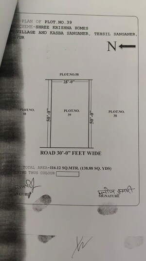   Plot at Sanganer – for Sale