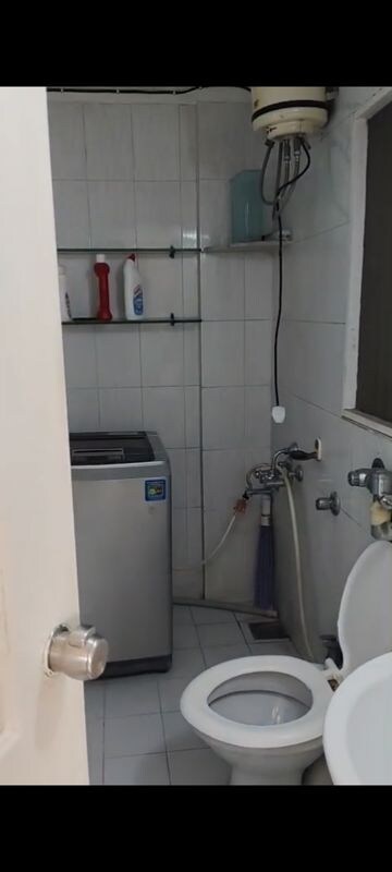 Bathroom in 2 BHK Apartment at Hiranandani Estate Carrara, Ghodbunder Road – for Rent