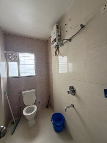 Bathroom in 3 BHK Apartment at Orvi Co Operative Housing Society, Balewadi – for Rent