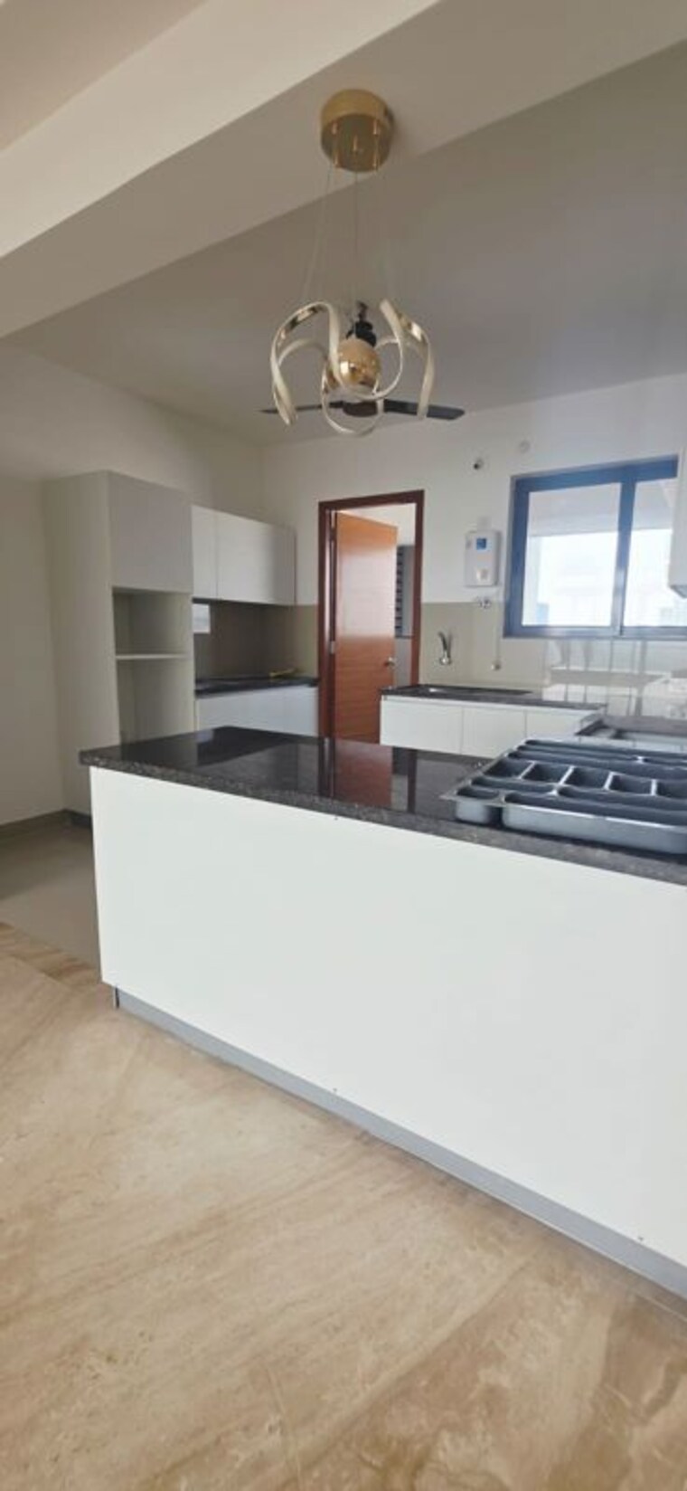 Kitchen, marvel-aquanas 3.5 Bedroom 3000 Sq.Ft. Apartment In Kharadi Pune 10107751