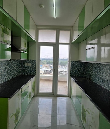 Kitchen in 3 BHK Apartment at Mantri Lithos, Thanisandra – for Rent