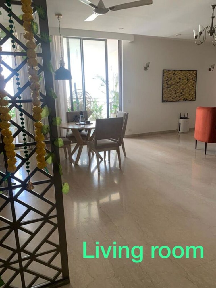 Living Room, m3m-golf-estate 4 Bedroom 4785 Sq.Ft. Apartment In Sector 65 Gurgaon 10105972