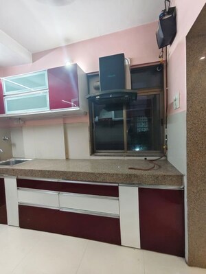 Kitchen in 1.5 BHK Apartment at Everest Country Side, Kasarvadavali – for Rent