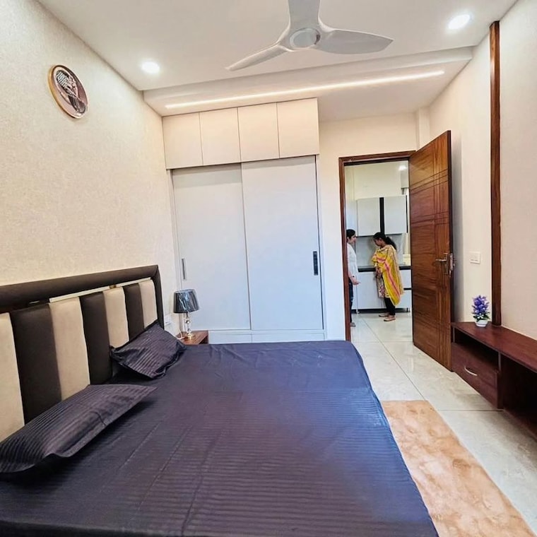 Bedroom, nk-sharma-savitry-greens 2 Bedroom 900 Sq.Ft. Apartment In Lohgarh Zirakpur 10107805
