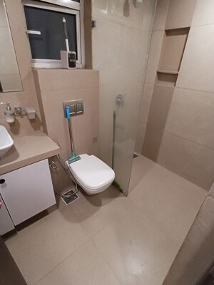 Bathroom in 3 BHK Apartment at Royal Velstand Phase 2, Kharadi – for Rent