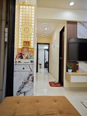 Building Lobby in 2 BHK Apartment at Raunak City, Kalyan West – for Sale