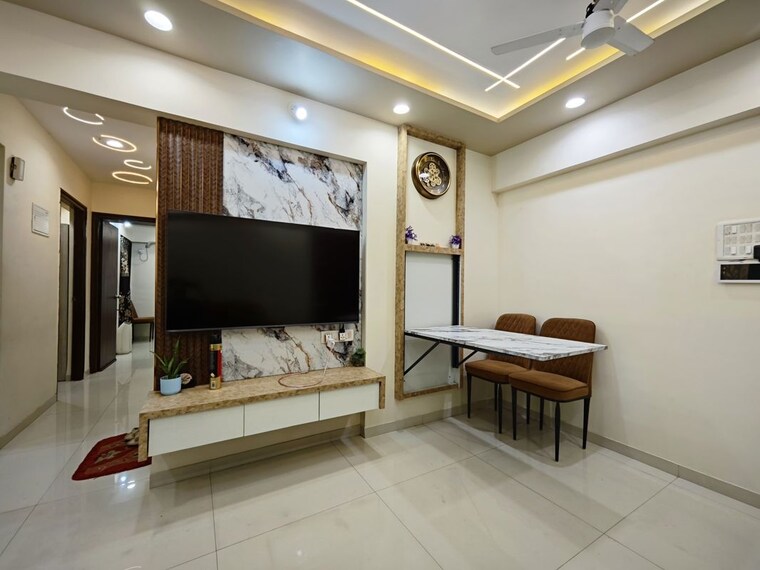 Living Room, raunak-city 2 Bedroom 602 Sq.Ft. Apartment In Kalyan West Thane 10107981