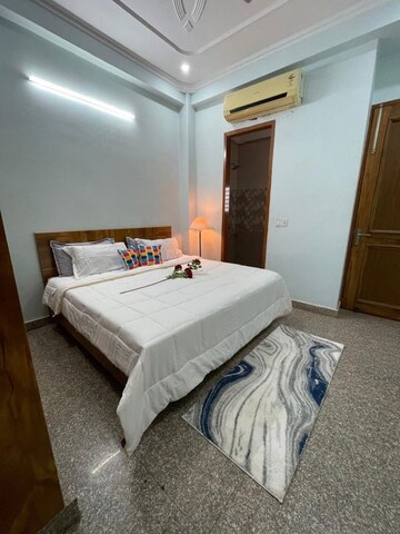 Bedroom in 2 BHK Builder Floor at RWA Residential Society Sector 46, Sector 46 – for Rent