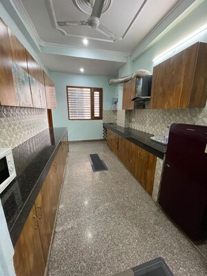 Kitchen in 2 BHK Builder Floor at RWA Residential Society Sector 46, Sector 46 – for Rent