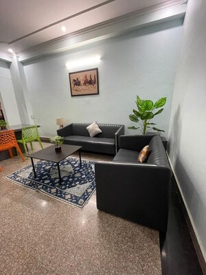 Living Room in 2 BHK Builder Floor at RWA Residential Society Sector 46, Sector 46 – for Rent
