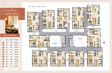 Floor Plan in 2 BHK Apartment at Muthangi – for Sale