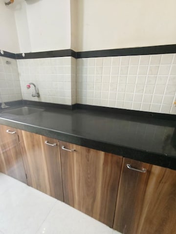 Kitchen in 2 BHK Apartment at Mahavir Kalpavruksha, Ghodbunder Road – for Rent