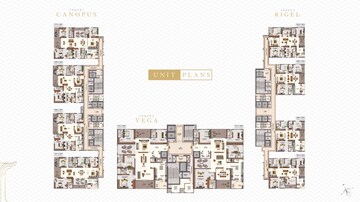 Master Plan in 4 BHK Apartment at The Trilight, Kokapet – for Sale